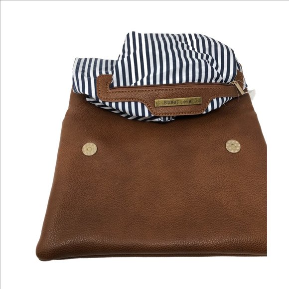 Street Level Brown clutch bag - Picture 3 of 5